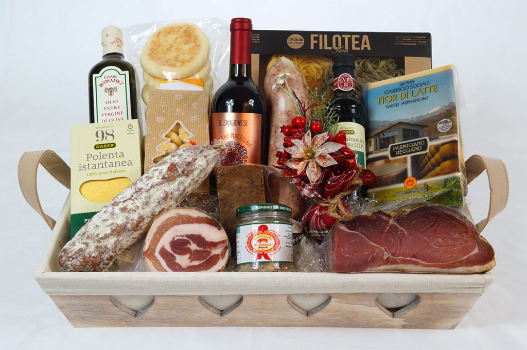 Cesti natalizi della Macelleria Antoni